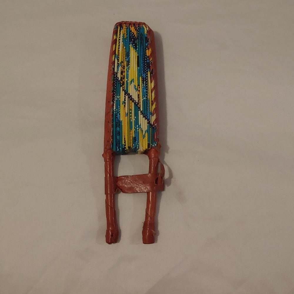 Brand New African Print Fan View 2